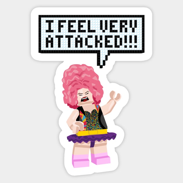 Laganja Lego from Drag Race Untucked Sticker by dragover